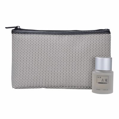 Quality Embossed Woven Pattern PU Toiletry Bag